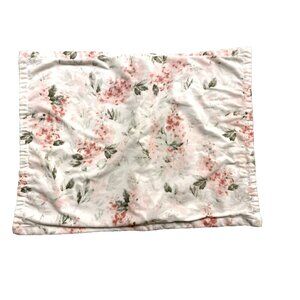 Laura Ashley Pillow Sham Standard Pink Roses Stripes French Style Cottagecore